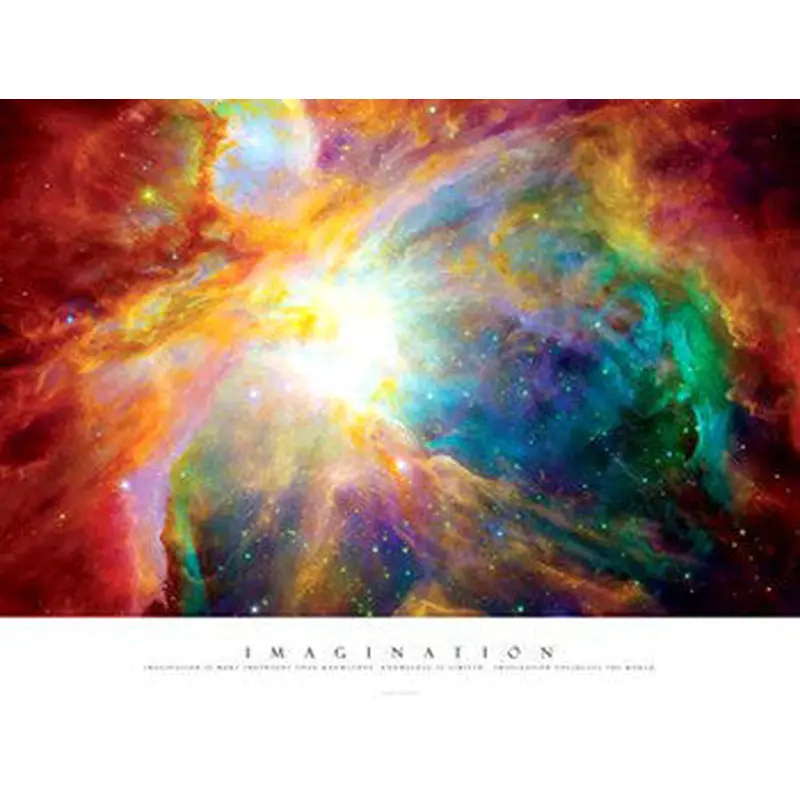 Imagination (Supernova with Einstein Quote) Premium Print - Pyramid