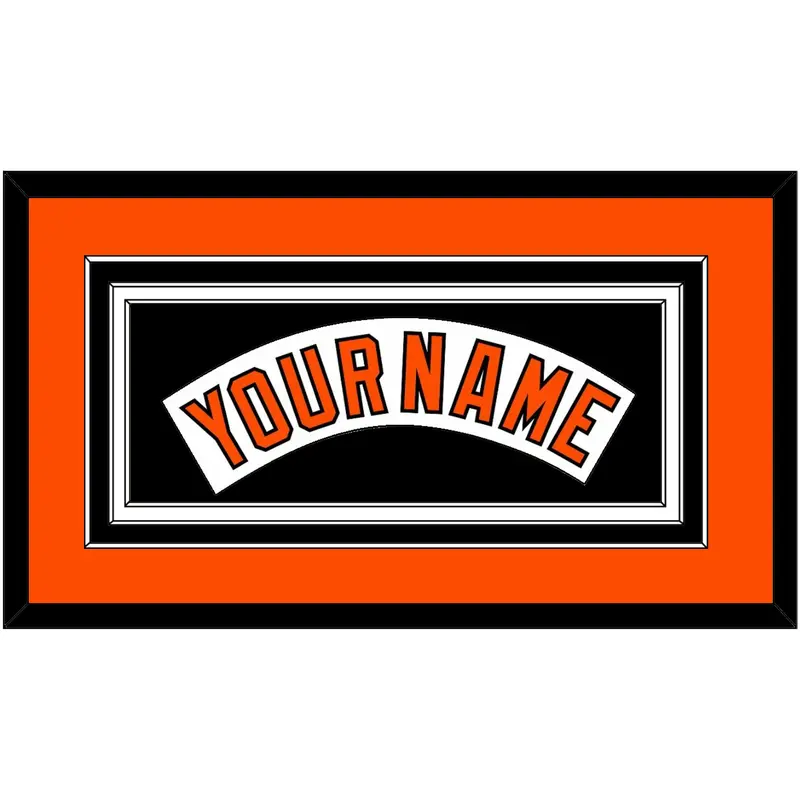 Baltimore Nameplate - Home White (1989-1994) - Triple Mat 3