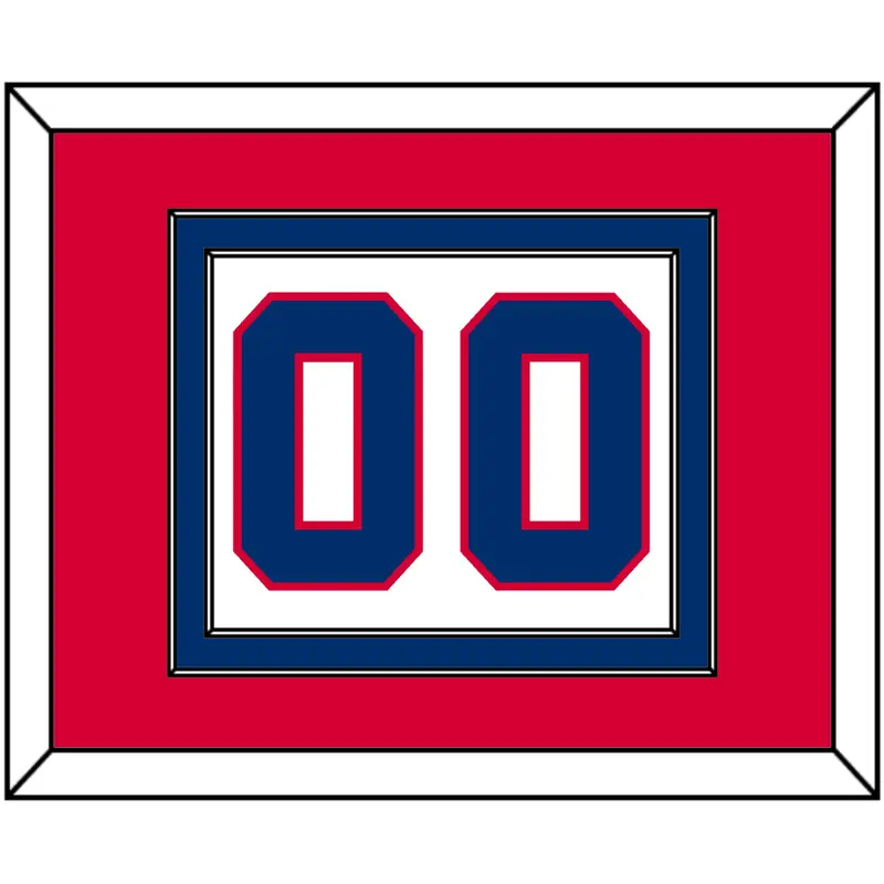 Philadelphia Number - Home White (1978-1991) - Double Mat 4