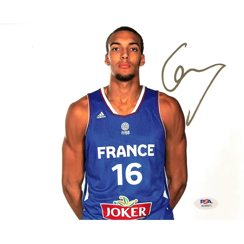 Rudy Gobert signed 8x10 photo PSA/DNA France Basketball Autographed