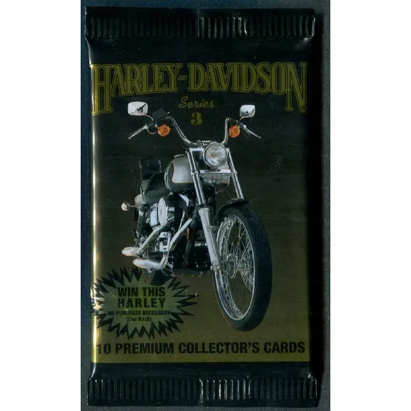 1992 Collect-A-Card Harley Davidson Series 3 Unopened Pack (10)