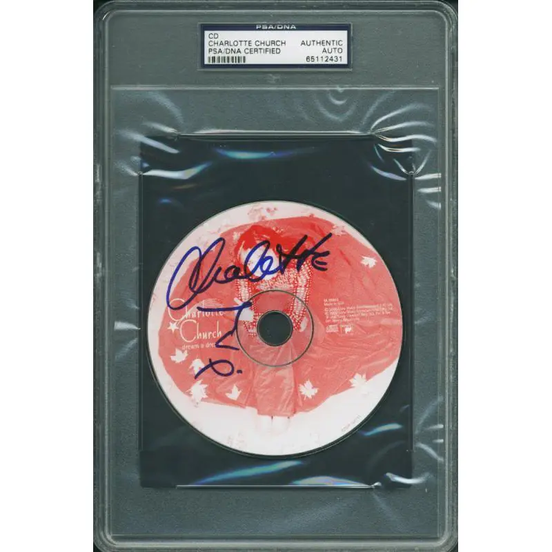 Charlotte Church Authentic Signed Dream A Dream Cd Autographed PSA/DNA Slabbed