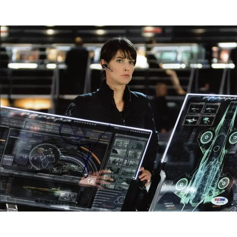 Cobie Smulders The Avengers Signed Authentic 11X14 Photo PSA/DNA #W11775