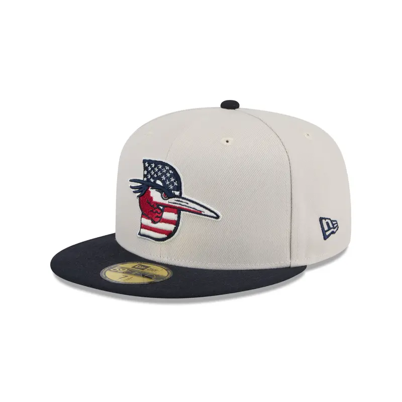 Delmarva Shorebirds New Era 2024 4th of July 59FIFTY Cap