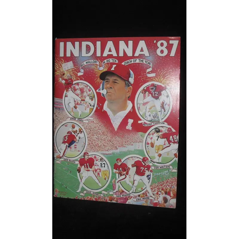 1987 Indiana University Football Media Guide