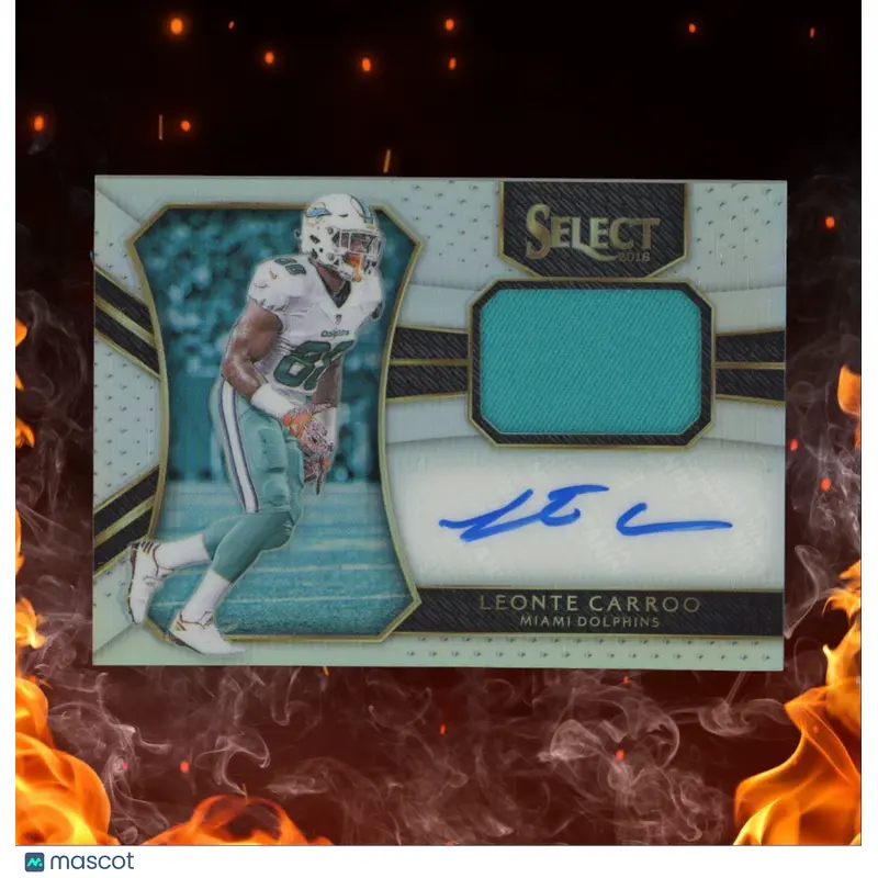 2016 Panini Select Leonte Carroo Jersey Silver Prizm Auto 93/99 #RM-LC