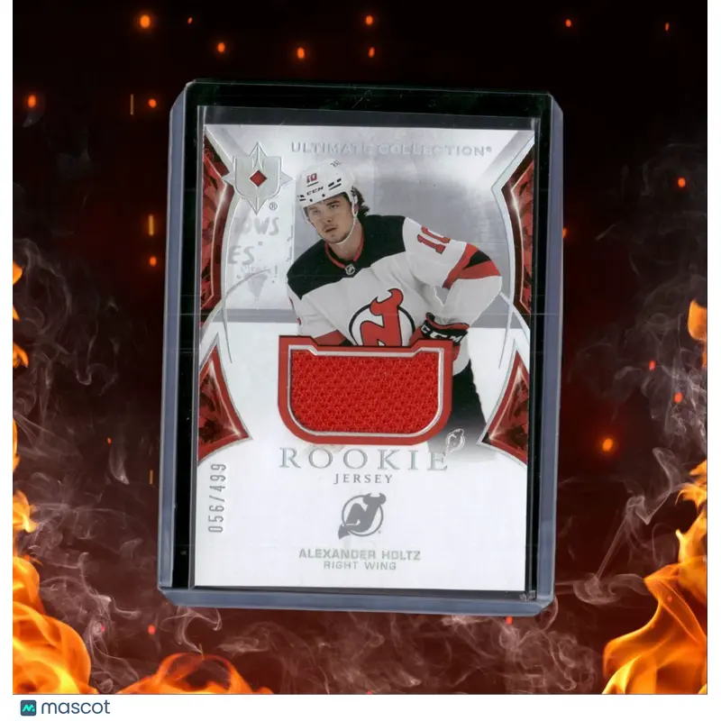 2021-22 Upper Deck Ultimate Alexander Holtz Jersey Rookie 056/499 #199