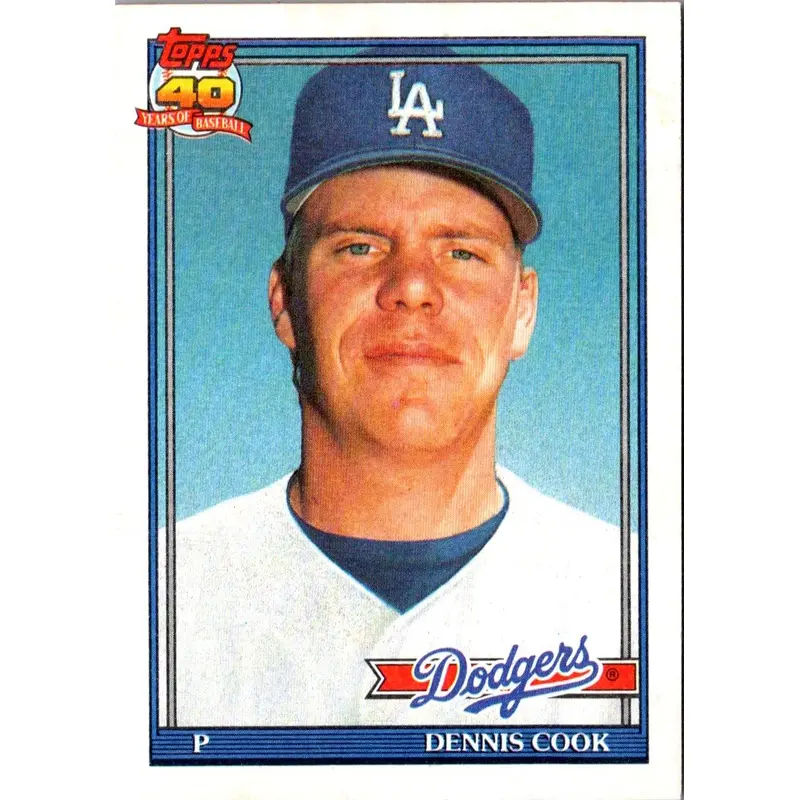 1991 Topps Dennis Cook #467