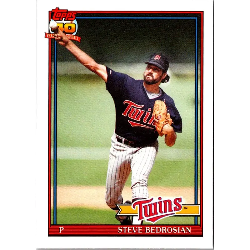 1991 Topps Traded Steve Bedrosian #6T