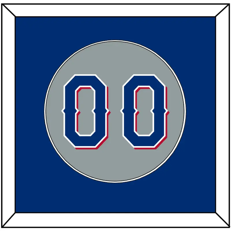 Texas Number - Road Gray (2020-2023) - Single Mat 2