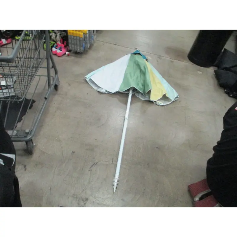 Used Adjustable Beach Umbrella W/ Arms Holder