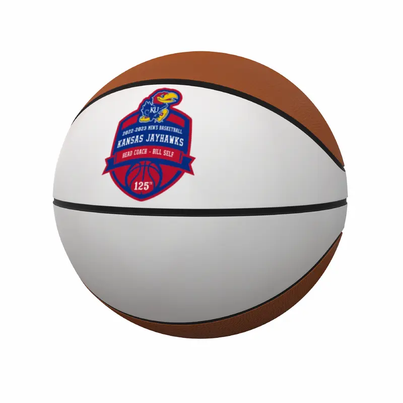 Kansas 2022-2023 Season Bill Self Fullsize Autograph Basketball