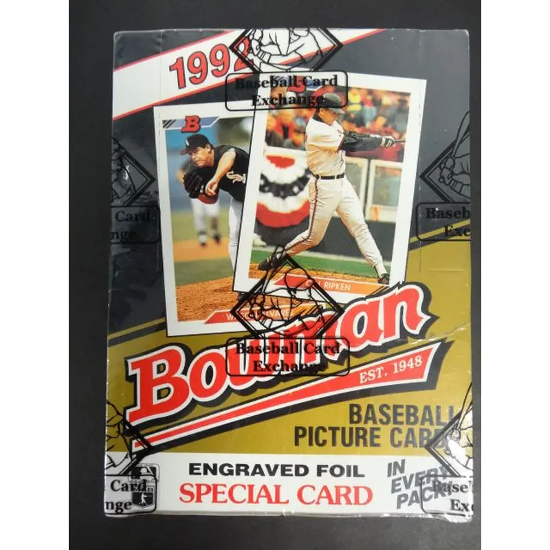 1992 Bowman Baseball Unopened Box (BBCE)