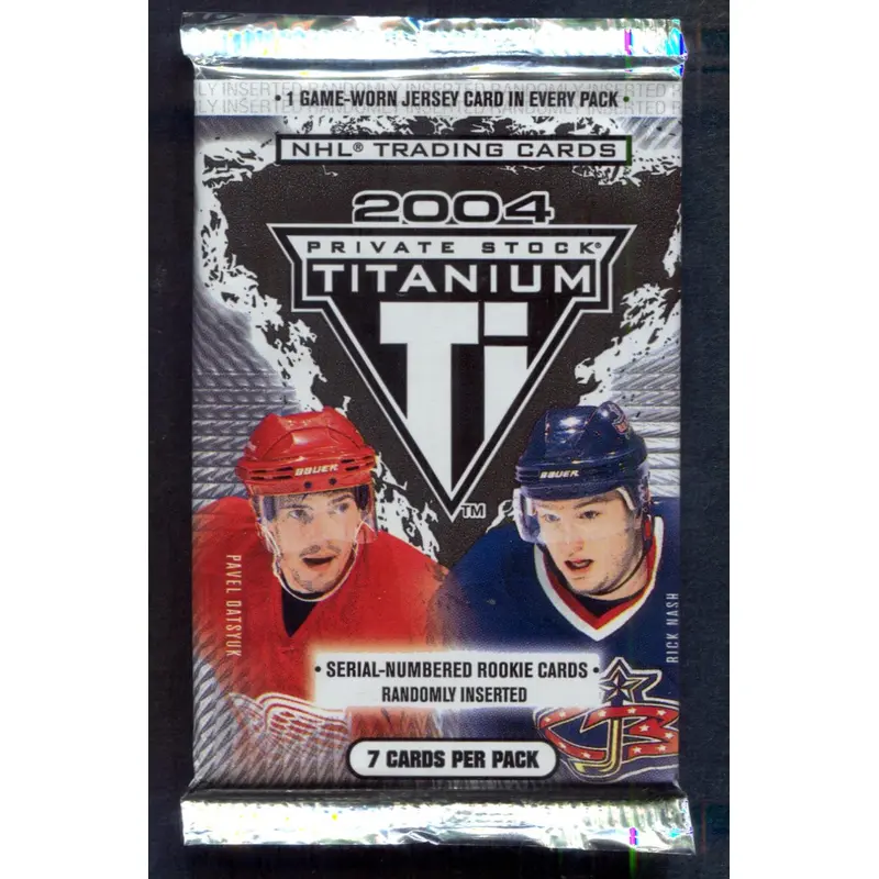 2003/04 Pacific Private Stock Titanium Hockey Unopened Pack (7)