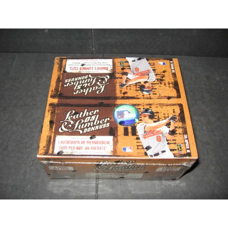 2005 Donruss Leather & Lumber Baseball Box (Retail)
