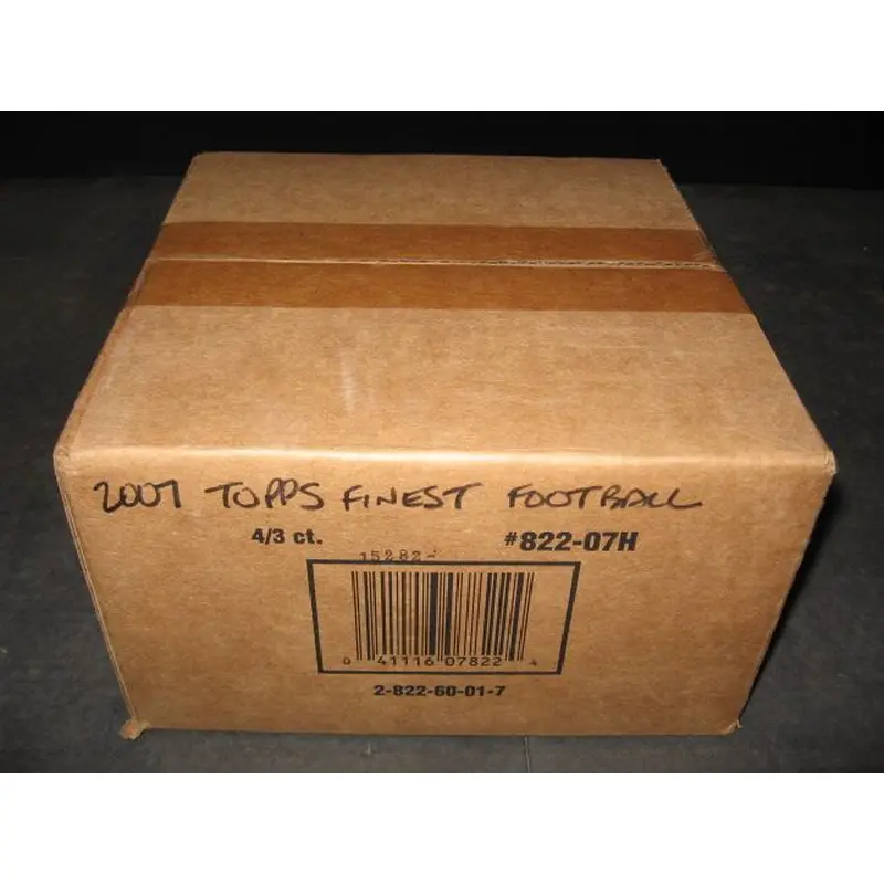 2007 Topps Finest Football Case (Hobby) (4 Box)