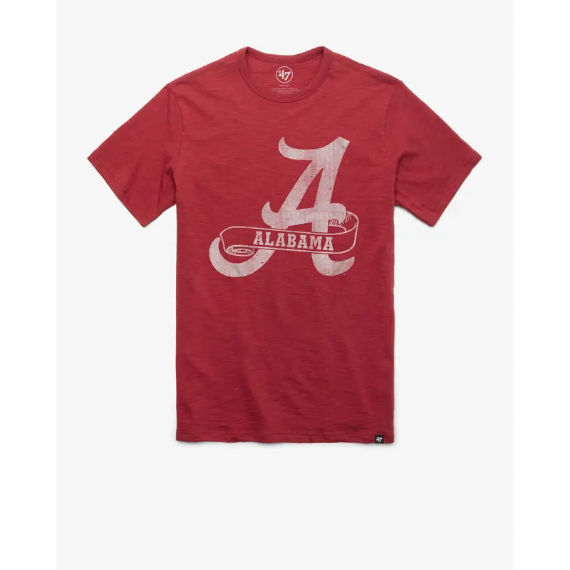 ALABAMA CRIMSON TIDE VINTAGE GRIT '47 SCRUM TEE