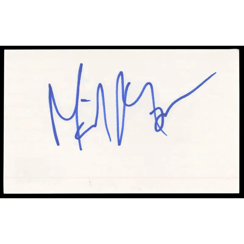 Mike Myers Shrek Authentic Signed 3x5 Index Card Autographed BAS #BM57053