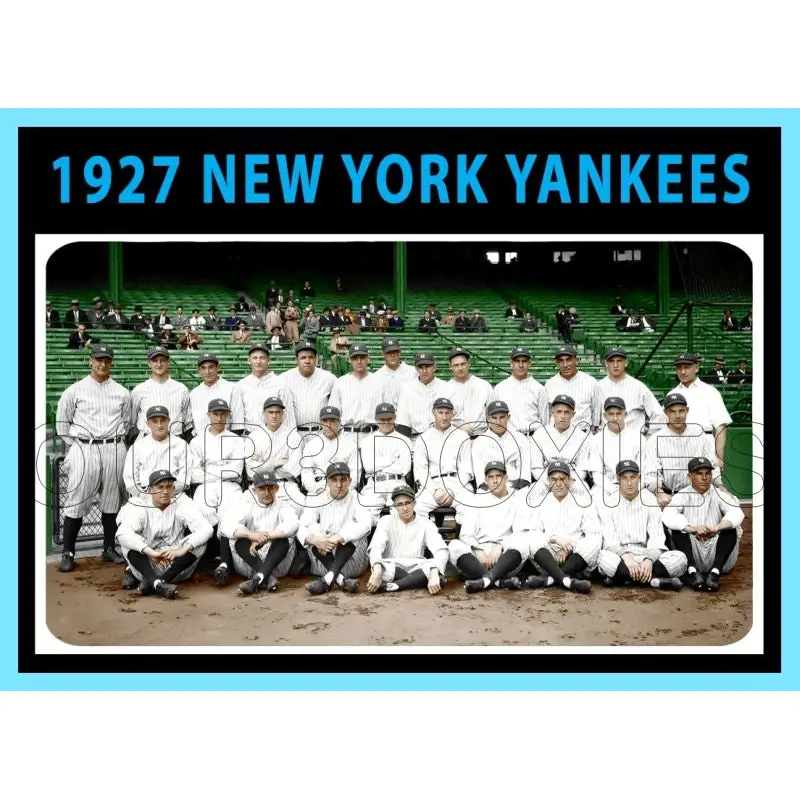 1927 New York Yankees 1971 Topps Custom Card - 4584