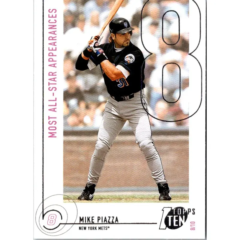 2002 Topps Ten Mike Piazza #118