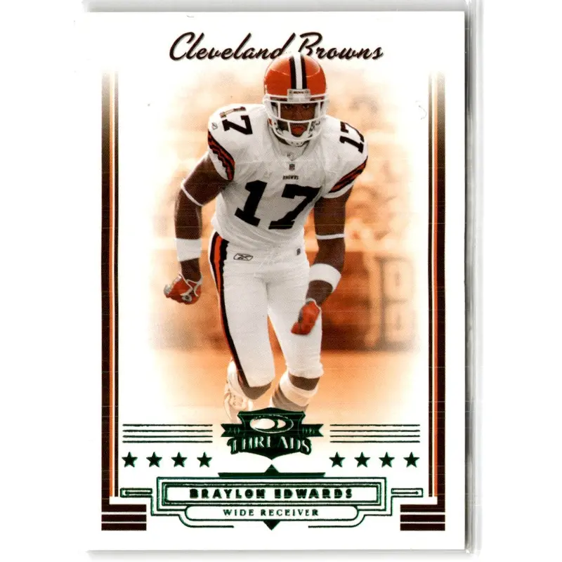2006 Donruss Threads Retail Blue Braylon Edwards #1 /200