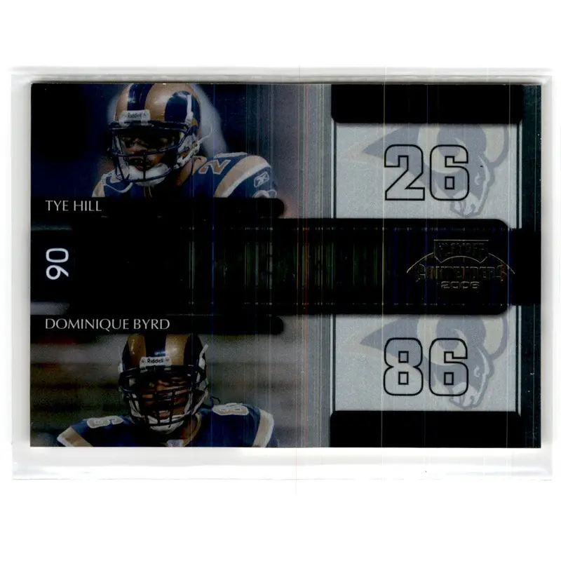 2006 Playoff Contenders Tye Hill/Dominique Byrd #DC-15 0432/1000
