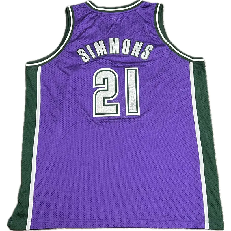Bobby Simmons Signed Jersey PSA/DNA Milwaukee Bucks Autographed