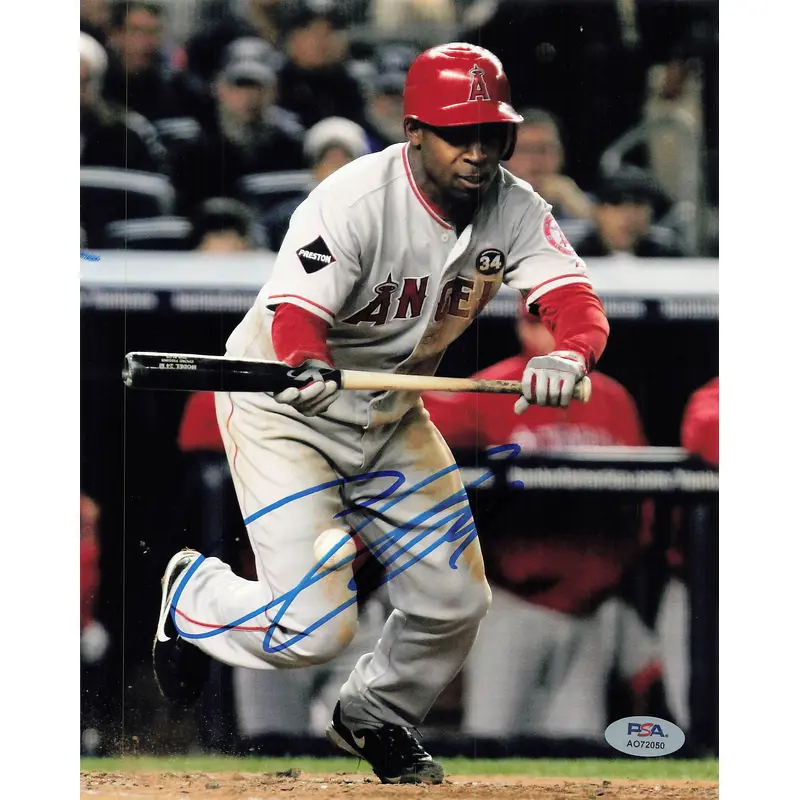 Chone Figgins signed 8x10 photo PSA/DNA Anaheim Angels Autographed