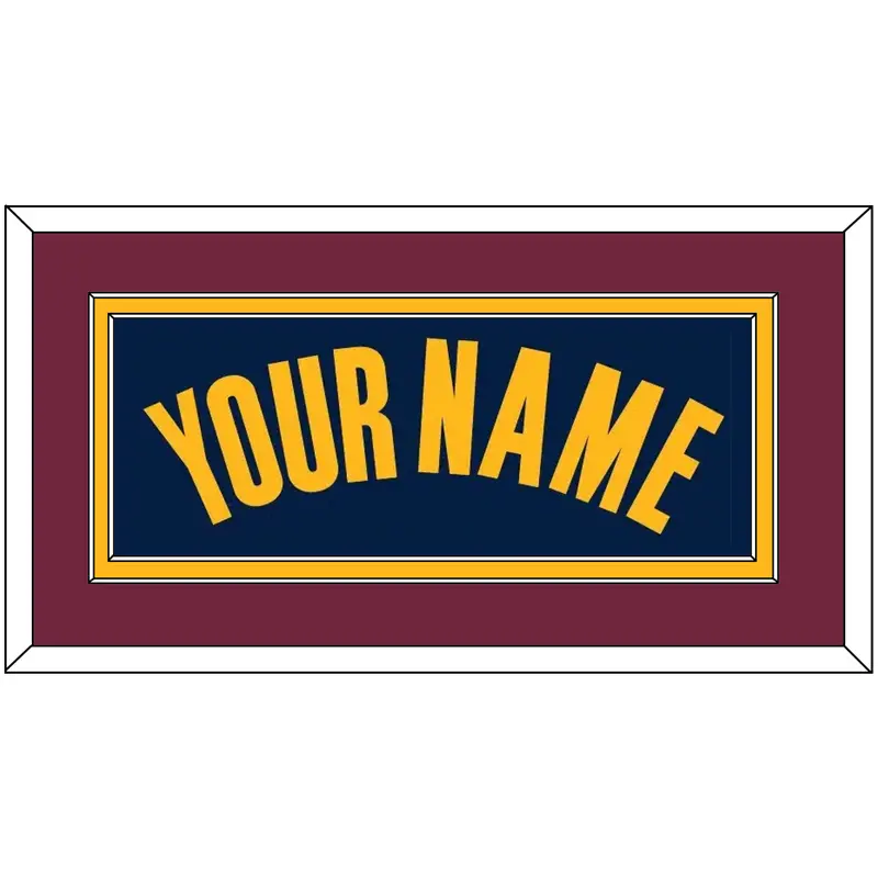 Cleveland Name - Alternate Blue (2014-2017) - Double Mat 4