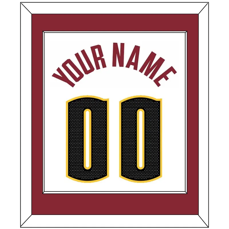 Denver Name & Number - White Association - Single Mat 3