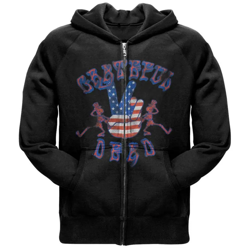 Grateful Dead - Peace Hand Zip Hoodie