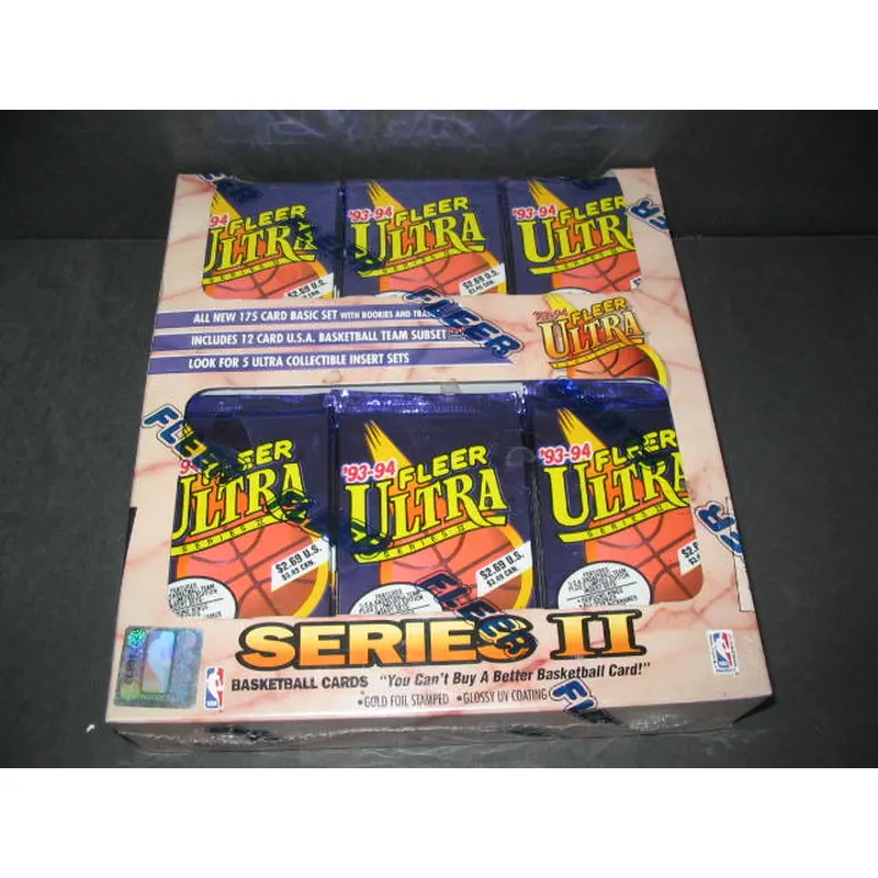 1993/94 Fleer Ultra Basketball Series 2 Box (Magazine)