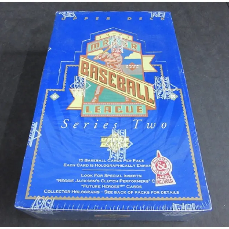 1993 Upper Deck Baseball Series 2 Box (Retail)