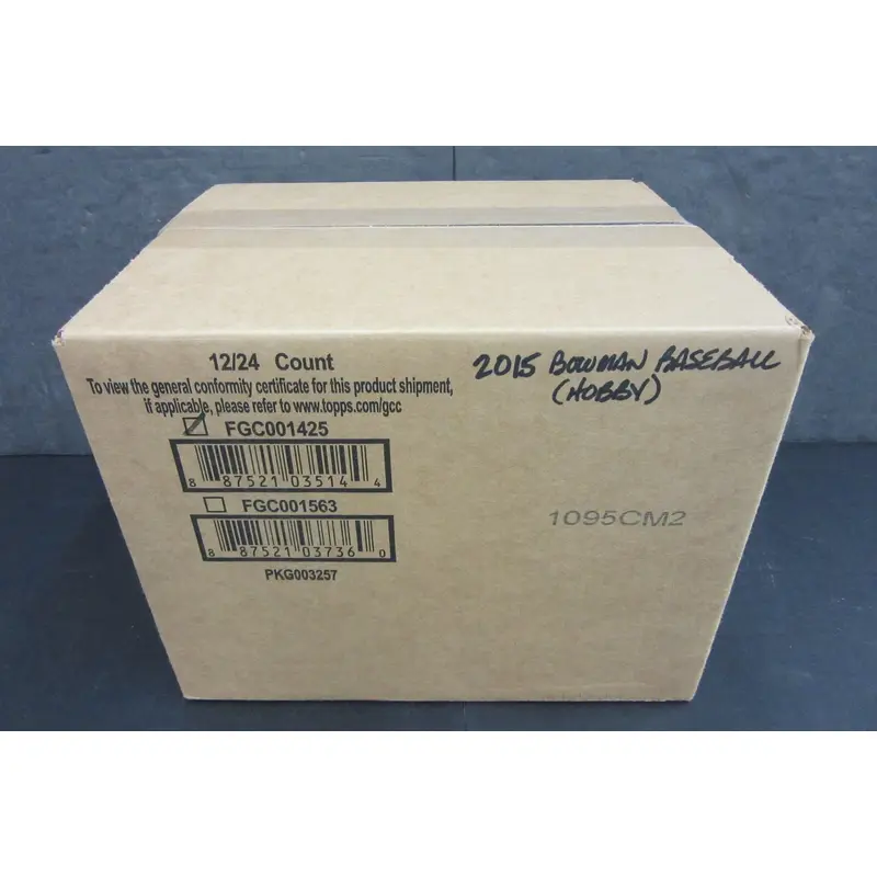 2015 Bowman Baseball Case (Hobby) (12 Box)