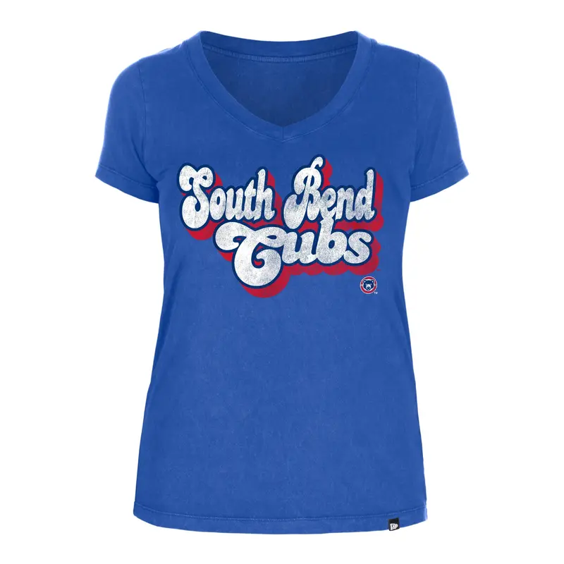 South Bend Cubs New Era Women's Bubble T-shirt