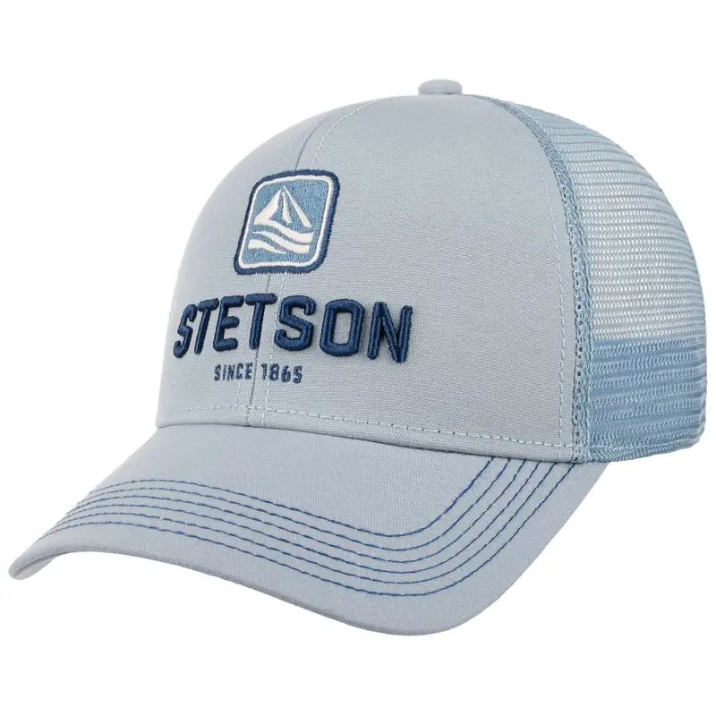 Stetson - Baseball Trucker Cap - Sailing - Light Blue