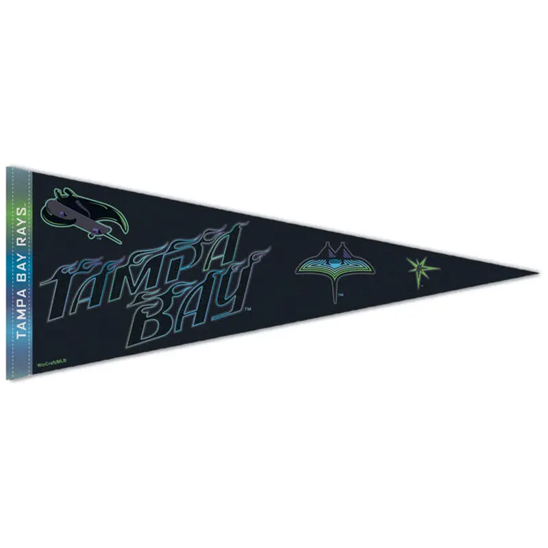 Tampa Bay Rays Official MLB City Connect Style Premium Felt Pennant - Wincraft Inc.