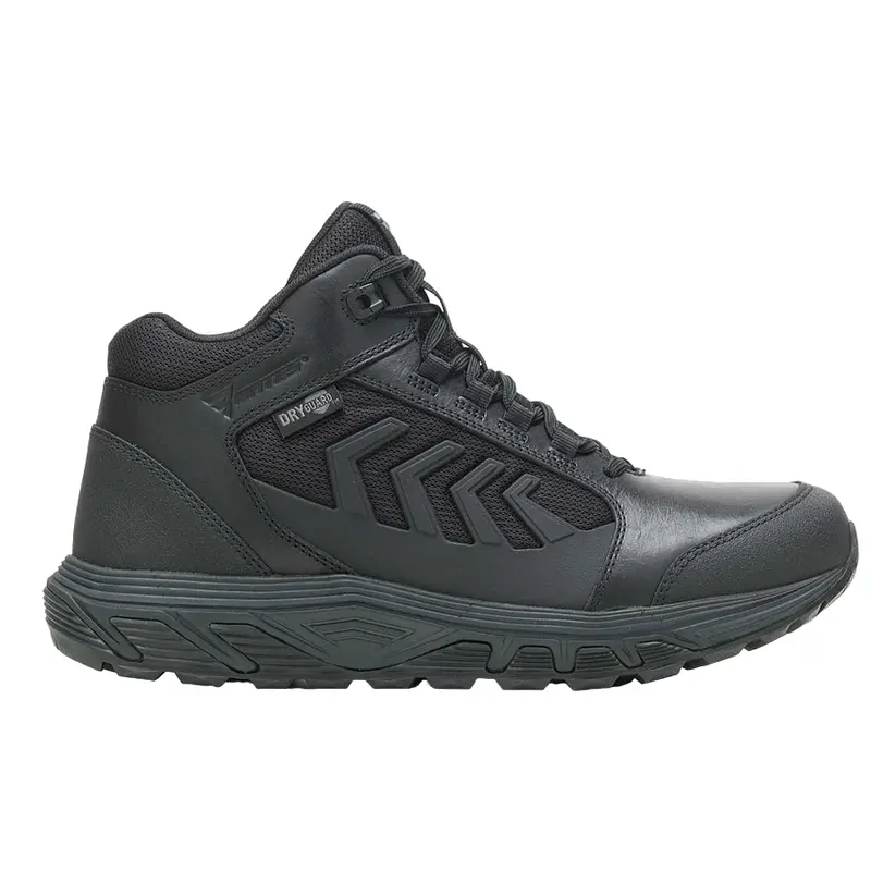 BATES MENS Rush Shield Mid Waterproof DRYGuard Black 6" Boot E01044