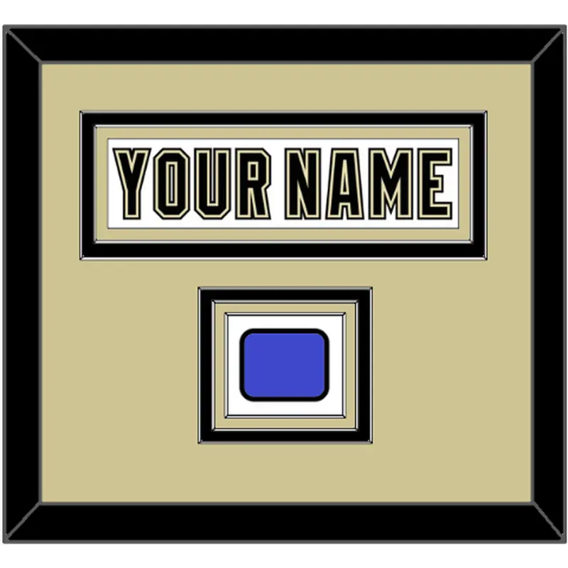 Pittsburgh Nameplate & 2014 Stadium Series-Chicago Patch - White Jersey - Triple Mat 2