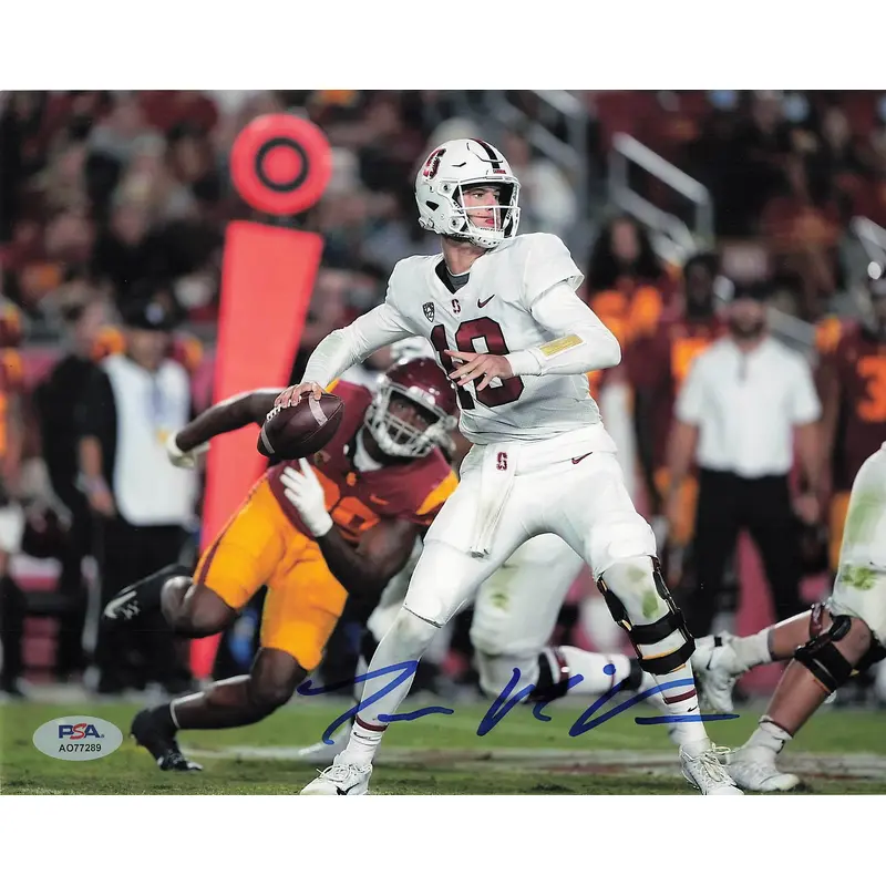 Tanner Mckee Signed 8x10 photo PSA/DNA Stanford Cardinals Autographed