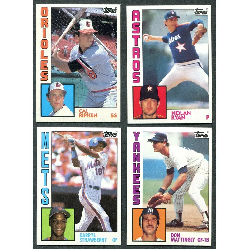 1984 Topps Baseball Complete Set NM (792) (23-332)