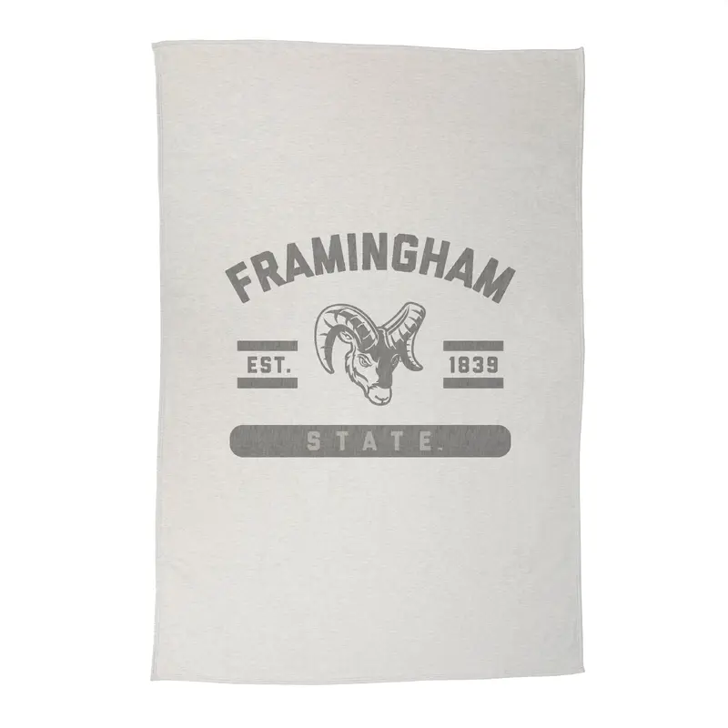 Framingham State Sublimated Sweatshirt Blanket
