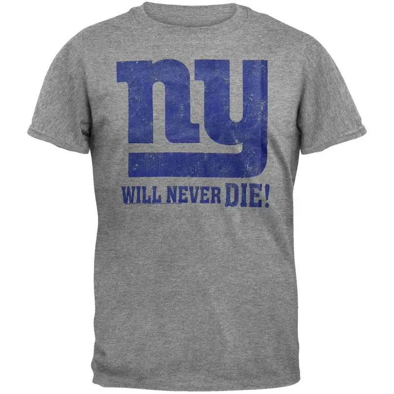 New York Giants - Will Never Die Soft T-Shirt