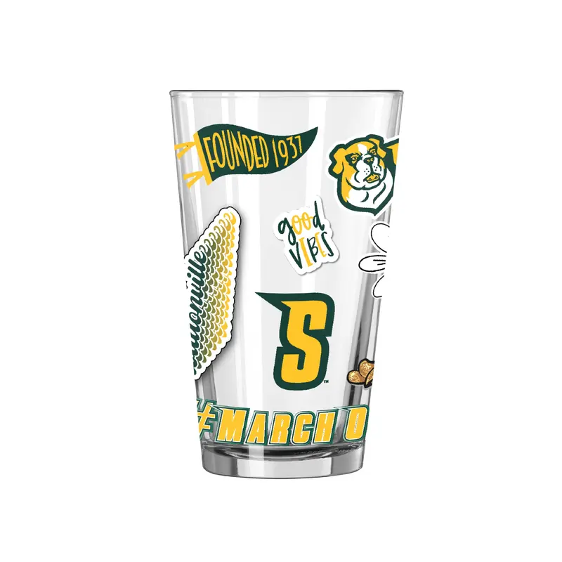 Siena College 16oz Native Pint Glass