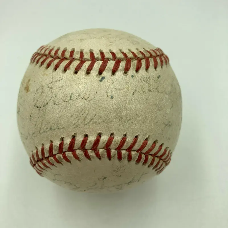 Ted Williams 1950 Boston Red Sox Team Signed American League Baseball