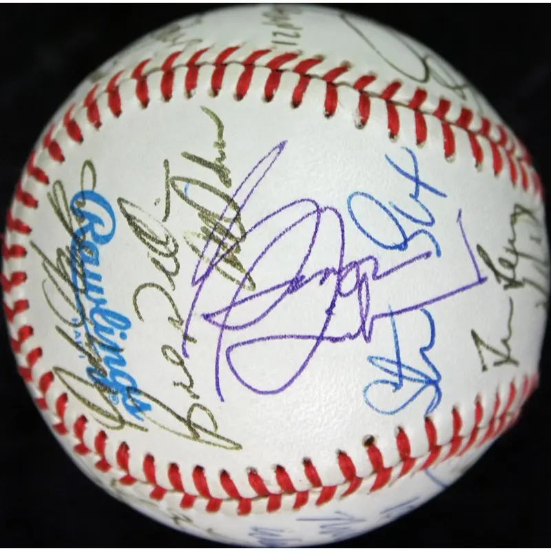 1992 Yankees Spring Training (29) Steinbrenner Signed Oal Baseball JSA #X32636