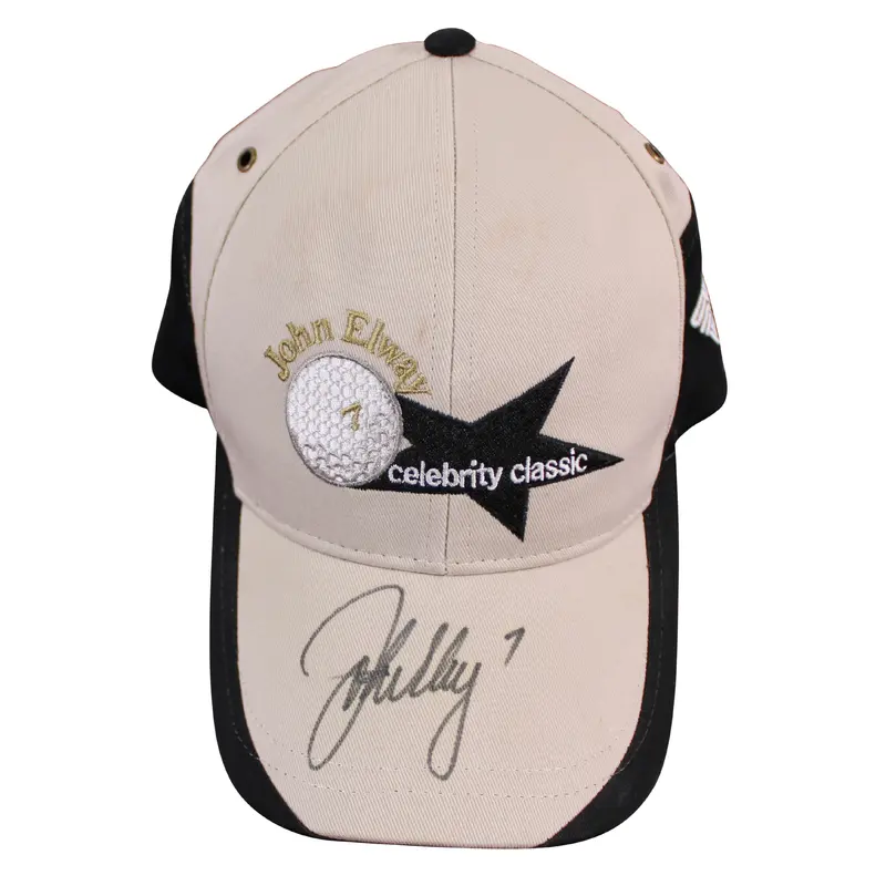 Broncos John Elway Authentic Signed Celebrity Classic Hat BAS #BR84202