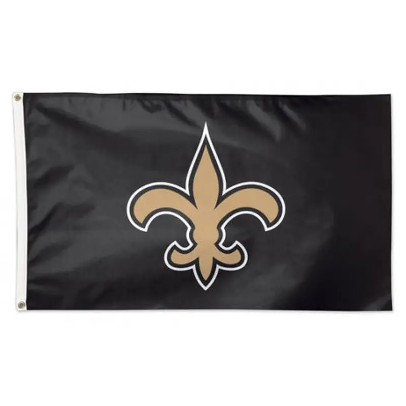 New Orleans Saints Official NFL Football 3'x5' Deluxe-Edition Flag - Wincraft Inc.