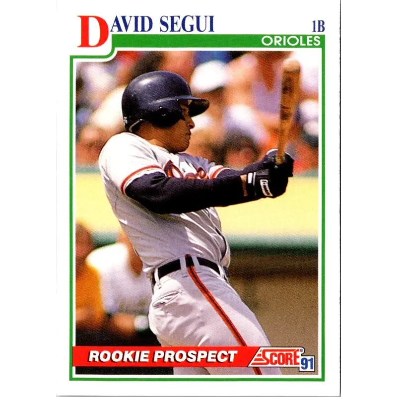 1991 Score David Segui #362
