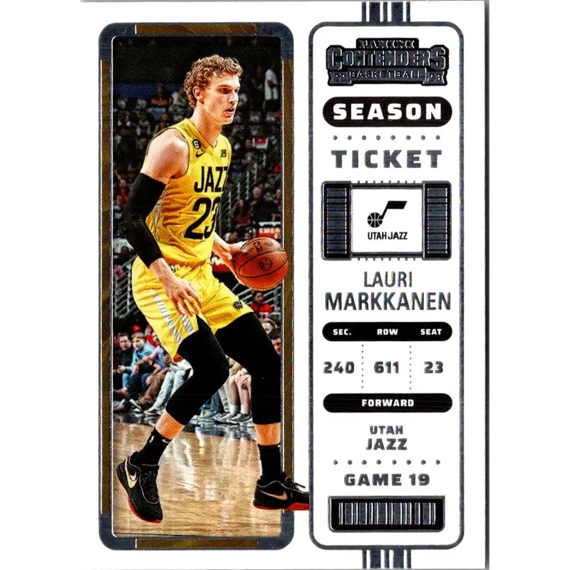 2022 Panini Contenders Season Ticket Lauri Markkanen #87